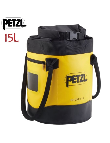 Bucket 30L (Rojo) - Saca autoportante de mediana capacidad - Petzl