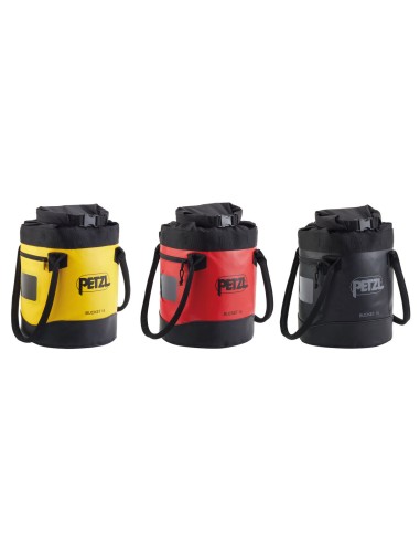 Bucket 30L (Rojo) - Saca autoportante de mediana capacidad - Petzl
