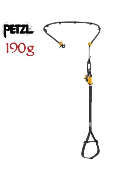 Kit Knee Ascent - Kit completo para ascenso en técnica SRS, integrable en un arnés de poda - Petzl
