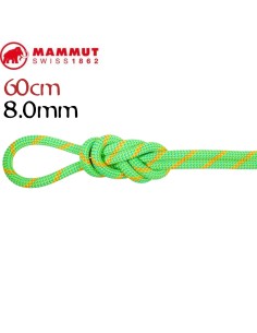 Alpine Dry 8.0 (Neon Green/ Vibrant Orange) (60m) - Cuerda doble y gemela - Mammut