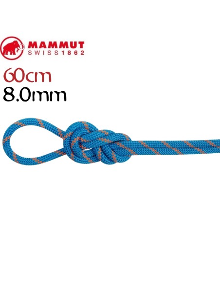 Alpine Dry 8.0 (Neon Green/ Vibrant Orange) (60m) - Cuerda doble y gemela - Mammut