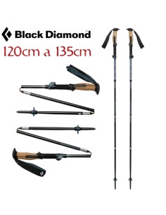 Trail Vista FLZ trekking poles (par) - Bastones ligeros y compactos - Black Diamond