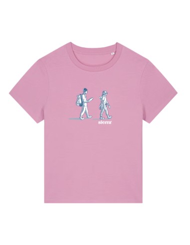 T-shirt Woman Ropeday (Bubble Pink) - Camiseta manga corta -  Sierra