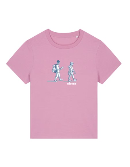 T-shirt Woman Ropeday (Bubble Pink) - Camiseta manga corta -  Sierra