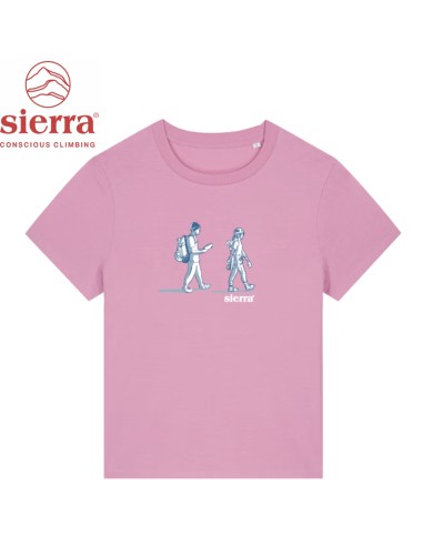 T-shirt Woman Ropeday (Bubble Pink) - Camiseta manga corta -  Sierra