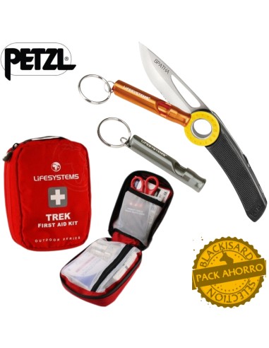 Pack botiquín, silbato et navaja - Edelrid/Petzl/LifeSystems