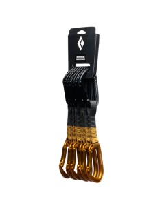 Hotforge quickpack 12cm (Amber) - Pack de 6 cintas exprés para escalada deportiva -  Black Diamond 2